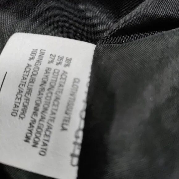 Vintage Emanuel Ungaro Womens Black Jacquard Blazer & Dress Set 6 Petite - Picture 5 of 16